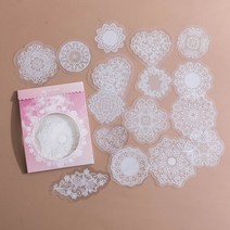 애완 동물 투명 스티커 레이스 시리즈 스크랩북 용품 정크 저널 DIY 문구 장식 30 개/팩, A