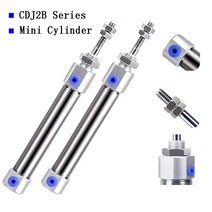 에어 공압 실린더 cdj2b type mini stainless steel 복동 rod, 스트로크 30mm, 보어 16mm