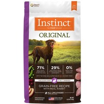 인스팅트 오리지날 토끼고기 독 키블 1.8kg