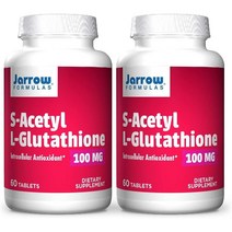 재로우 포뮬러스 S 아세틸 L 글루타치온 에스 아세틸 엘 글루타치온 100mg 60정 2병, (60정x2병)