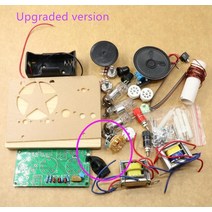 개/몫 5 웨이브 밴드 3 램프 튜브 단파 라디오 키트와 기본, 03 Upgraded version