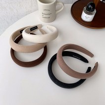 넓은머리띠 소프트 벨벳 캐주얼 와이드 헤어밴드 머리띠