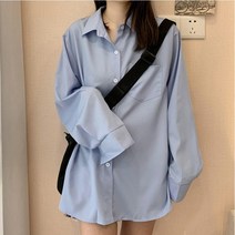[랜덤플레이] 루즈핏 포켓 셔츠 원피스