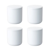 무인양품 MUJI 자기 조미료 용기 4550002526870 4개, 90ml
