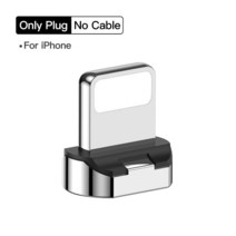 핸드폰케이블 고속 충전 멀티 KUULAA 마그네틱 케이블 USB 타입 C 코드 마이크로 아이폰 XIAOMI호환호환 poco x3 프로 f3 자석 전화 USBC 와이어, [09] Only Plug For iPhone, [01] 1m