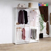 휴센 프리미엄 1580 기본형 행거/드레스룸/특가/원룸옷장/무배, 단일옵션