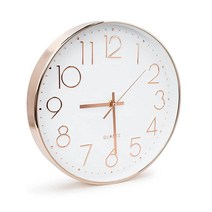 JINMA 30.5 cm 모던 벽시계 무소음 티킹 읽기 쉬운 장 거실 장식 홈 오피스 주방용 Bai Mei USA 미국