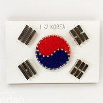 노인복지센터 어르신 미술수업 태극기 스트링아트 키트 방과후학습 어린이집 인테리어