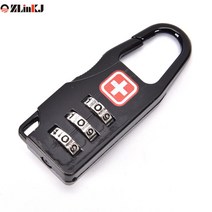 여행 액세서리용 3 자리 조합 암호 수하물 코드 잠금 미니 가방 장치 1 개 핫