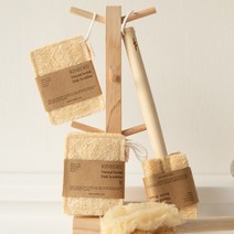 리네드 천연수세미 3개 세트 친환경 생분해 NO 플라스틱 핸드메이드 수세미