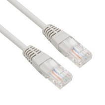[강원전자] NETmate CAT.5E UTP 랜케이블 20M [그레이/NMC-U5200G], NMC-U5200G
