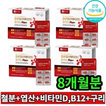 종근당 철분보충제 햄철 철분영양제 임산부 철분제x4박스(8개월)
