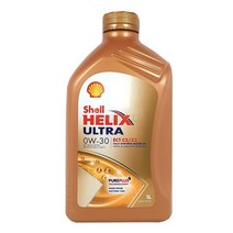쉘힐릭스 울트라 0w30 ect c2c3 1L 디젤 가솔린 합성엔진오일, 6개, 1000ml