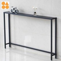 소파뒤 틈새테이블 폭좁은테이블 복도 인테리어선반, 가로 100 세로 10 높이 75 풀 스틸 패널