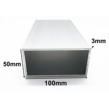 알루미늄각파이프 알루미늄 사각 파이프 50x100mm 두꺼운 1.2mm2mm3mm 직사 형 튜브 프로파일 6063 사 장식용 프로파일, 두꺼운 3mm, 맞춤 길이