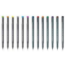 (특별할인)스테들러 피그먼트라이너 308 낱개 색상선택, 검정 0.5mm