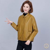 양가죽자켓 여성 재킷 봄 고급스러운 루즈핏 점퍼