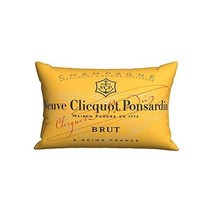 V-Euve C-Licquot 30 X 20 Inch Rect앵글 쿠션 커버 Luxury Modern Rustic Lumbar Throw Pillow 커버 Decorative Pi, One Size, White