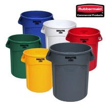 RB-262000RED 벤티드 브루트 75L 빨강 대형 플라스틱통 휴지통 사료통 식자재 물통 다용도 통