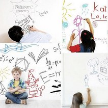 희망우주샵 검정 칠판 화이트보드 시트지 (분필 마카 포함), 화이트보드시트지+마카