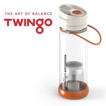 녹차병 트윙고 온 녹차물병 티메이커 오렌지 500ml
