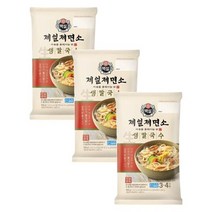 CJ 면요리 제일제면소 생칼국수 국수면 간편식 550g 3개 1세트, 2세트