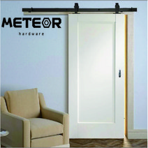 [METEOR] 슬라이딩도어 부속 (통레일) 손잡이 댐퍼 하부가이드, 목문형 C형 (상부고정식), 2.4M, 1개