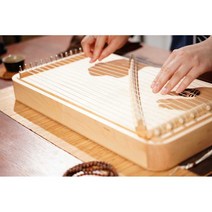 연습용가야금 16현 휴대용 국악기 교육용 소형 궁중, 화이트 메이플