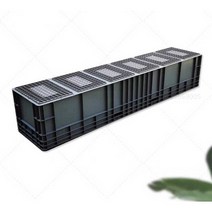 대형 컨테이너 박스 운반상자 플라스틱 콘테이너 콘티 상자 바스켓 180cm, 07 외경 150x40x23cm 회색