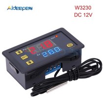 탐침 냉장고 물 온도계 W3230 DC 12V 24V 110V 220V AC 디지털