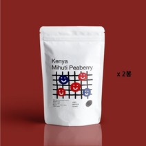 커피가사랑한남자 중배전원두/케냐 피베리(Kenya Peaberry)) 원두 2봉지, 250g, 커피메이커용
