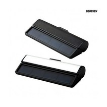 태양광 LED 야광 차량 전화번호판 주차번호판, 블랙색상, 1개