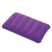 휴대용 접이식 양면 공기 팽창식 베개 여행 비행기 호텔 홈 베개, [01] 40X30cm, purple
