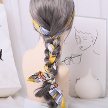 스카프 머리끈 리본 가방끈 레이어드 고급진 여성용