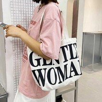 프린팅 가방 편한 외출 코디 포인트백 여성 숄더백 레터링에코백 여자 학생 천 싸게파는곳