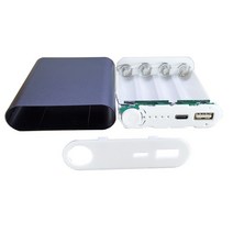 5V 2A USB 4X 18650 DIY 전원 은행 박스 케이스 키트 스마트 폰용 배터리 충전기, 검은 색