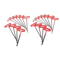 VCT 20pc SAE METRIC EXTRA LONG T HANDLE HEX KEY TOOL ALLEN SET