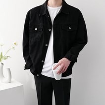 런던 워싱 면 투포켓 오버핏 트러커 자켓(3color)