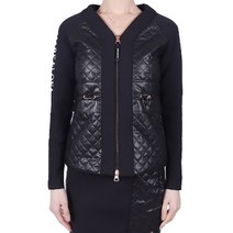 마크앤로나 23SS 여성 골프 퀄트 집업 블루종 자켓 블랙 MCW 2D AD56 0019