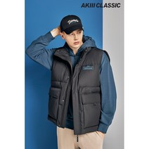 아키클래식 동아쇼핑점 남자 겨울 아우터 시즌오프 빅세일 패딩조끼!! 보온성 최고!! 가성비 위즐 포켓 덕다운 베스트 블랙AKAKFU10723