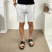 구스마켓 편한 반밴딩 남성용 여름 반바지 슬랙스 팬츠 [4컬러]