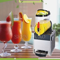 업소용 슬러시기계 단일 실린더 슬러시 기계 눈 녹는 110V220v 얼음 슬러셔 차가운 음료 디스펜서 스무디 X, 110v, 01 110v
