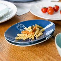 코스타노바 노바 타원접시 20cm, 블루