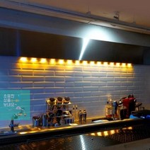 간편설치 LED바 모션센서 인테리어 무드등 간접조명 캠핑등, COB슬림면발광 250cm-그린LED