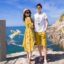 커플시밀러룩 휴양지 커플룩 웨딩 촬영 시밀러룩 캐쥬얼 제주도커플룩 XXXL까지 2 15