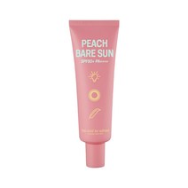 투쿨포스쿨 피치베어 선 50ml spf50+ pa+++ 1+1 핑크빛 수분 베이스로 저자극 톤업 선케어 톤업 베이스 겸용 촉촉 산뜻, 1개