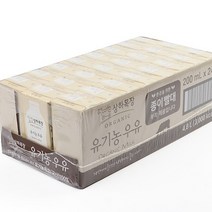 매일유업상하목장 유기농 멸균 우유 200ml x 24팩