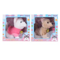 움직이는 강아지 인형 로봇 장난감 애착 뚜루뚜루 아기 유아 5 6 7 8 개원 출산 조카 선물 동물 작동완구 a