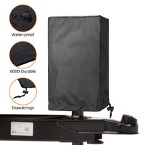 트레일러 카라반 커버 37x22cm 범용 rv 트레일러 전기 텅 잭 커버 방수 방진 텅 잭 쉼터 캐노피, 없음