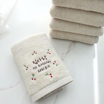 오가닉세면타올180g 돌답례품타올 호텔수건 답례품 수건 타올 수건답례품 답례품타올 이름자수 돌답례품쁘띠맘, 도트상자-완포장, 오가닉 베이지